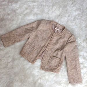 Cropped embroidered jacket